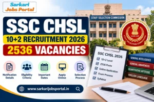 SSC CHSL 10+2 Recruitment 2026
