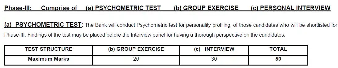 Psychometric Test